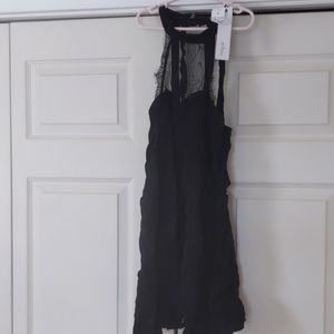 Millau XS Black Halter Dress